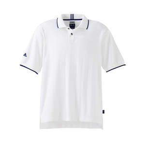 Custom Promotional Adidas Mens ClimaLite Drop-Needle Polo - Dark/All