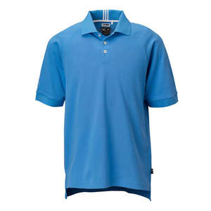 Adidas Mens ClimaLite Pique Polo - Dark/All Blue, True/White
