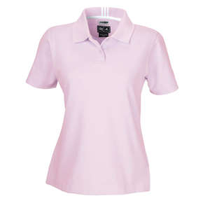 Adidas Womens Stretch ClimaLite Pique Polo - Dark/All Bubble/White