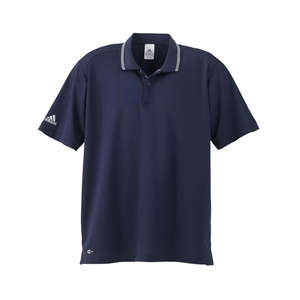 Adidas Mens Athletic Short-Sleeve Polo - Dark/All Blue, Collegiate Navy/White