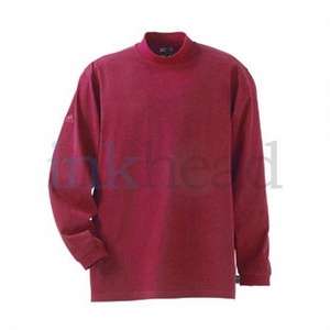Adidas ClimaLite Long Sleeve Sueded Jersey Mock - Dark/All 