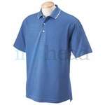 Custom Apparel - Chestnut Hill Mens Medinah Dri-Fast Jacquard Polo - Dark/All