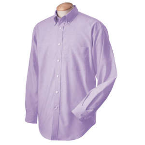 Chestnut Hill Mens Performance Plus Oxford - Dark/All Lavender, Light