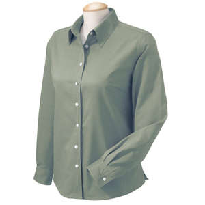Chestnut Hill Womens Performance Plus Oxford - Dark/All Pine