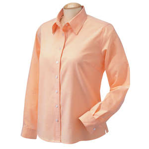 Chestnut Hill Womens Performance Plus Oxford - Dark/All Creamsicle
