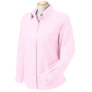 Chestnut Hill Womens Performance Plus Oxford - Dark/All Pink, Fresh