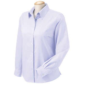 Chestnut Hill Womens Performance Plus Oxford - Dark/All Lavender, Light
