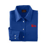 Wholesale Women's Dress Shirts - Harriton Womens Oxford with Stain Release - Dark/All