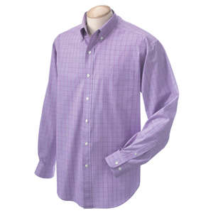 Chestnut Hill Mens Glen Plaid - Dark/All Purple, Grape