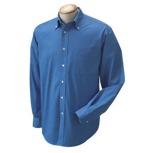 Chestnut Hill Mens 32 Singles Twill Longsleeve - Dark/All Blue, Atlantic
