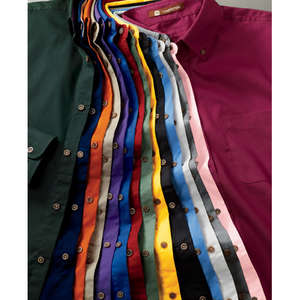 Harriton Mens Twill With Stain Release - Dark/All