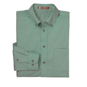 Harriton Mens Twill With Stain Release - Dark/All Dill