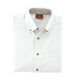 Harriton Mens Twill With Stain Release - Dark/All White