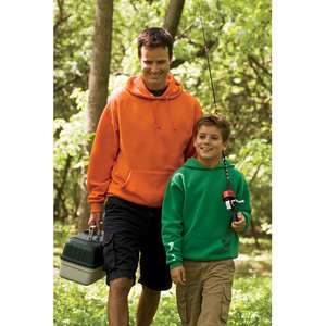 Jerzees 8 oz 50/50 Nublend Hooded Pullover - Dark/Color 