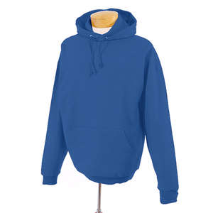 Jerzees 8 oz 50/50 Nublend Hooded Pullover - Dark/Color Blue, Royal