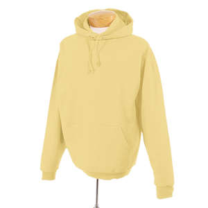 Jerzees 8 oz 50/50 Nublend Hooded Pullover - Dark/Color Yellow, Haze