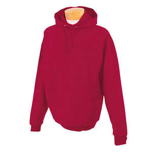 Jerzees 8 oz 50/50 Nublend Hooded Pullover - Dark/Color Red, Cardinal