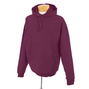 Jerzees 8 oz 50/50 Nublend Hooded Pullover - Dark/Color Maroon