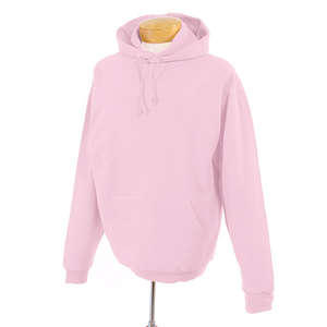 Jerzees 8 oz 50/50 Nublend Hooded Pullover - Dark/Color Pink
