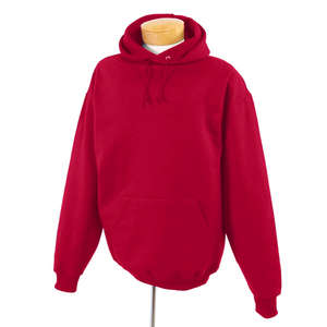 Jerzees Youth 8 oz 50/50 Nublend Hooded Pullover - Dark/Color Red