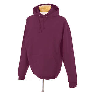 Jerzees Youth 8 oz 50/50 Nublend Hooded Pullover - Dark/Color Maroon