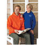 Personalized Sweatshirts & Sweatpants - Jerzees Youth 8 oz 50/50 Nublend Hooded Pullover - Dark/Color