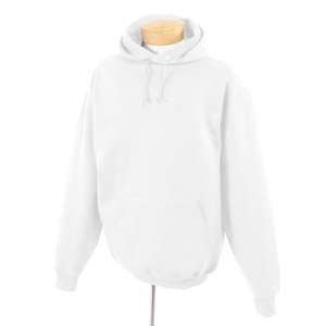 Jerzees Youth 8 oz 50/50 Nublend Hooded Pullover - White/Neutral White