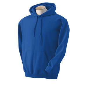 Gildan 7.75 oz 50/50 Hooded Pullover - Dark/Color Blue, Royal