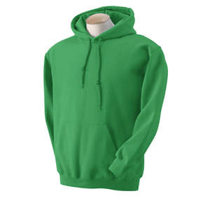 Gildan 7.75 oz 50/50 Hooded Pullover - Dark/Color Green, Irish