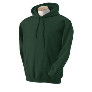 Gildan 7.75 oz 50/50 Hooded Pullover - Dark/Color Green, Forest