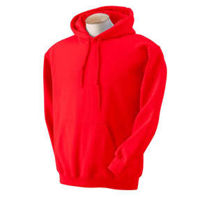Gildan 7.75 oz 50/50 Hooded Pullover - Dark/Color Red, Cherry