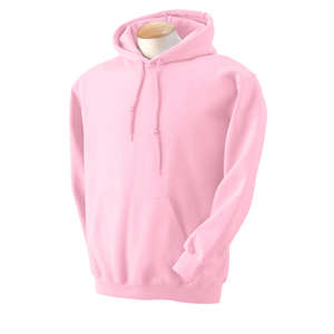 Gildan 7.75 oz 50/50 Hooded Pullover - Dark/Color Pink, Light