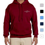 Custom Sweatshirts & Sweatpants - Gildan 7.75 oz 50/50 Hooded Pullover - Dark/Color
