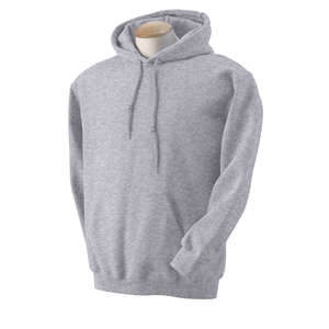 Gildan 7.75 oz 50/50 Hooded Pullover - Light/Heather Gray, Ash