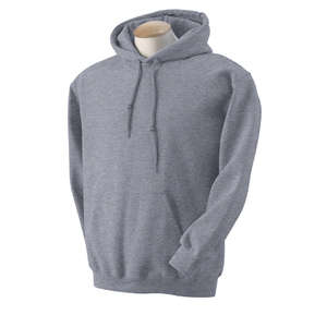 Gildan 7.75 oz 50/50 Hooded Pullover - Light/Heather Gray, Sport