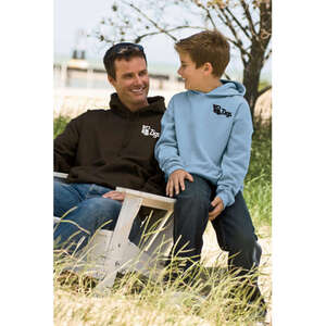 Custom Promotional Gildan Youth 7.75 oz 50/50 Hooded Pullover - Dark/Color