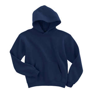 Gildan Youth 7.75 oz 50/50 Hooded Pullover - Dark/Color Blue, Navy