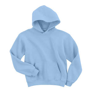 Gildan Youth 7.75 oz 50/50 Hooded Pullover - Dark/Color Blue, Light