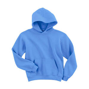 Gildan Youth 7.75 oz 50/50 Hooded Pullover - Dark/Color Blue, Carolina
