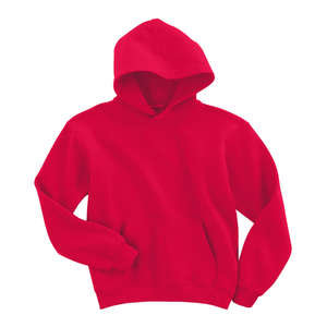Gildan Youth 7.75 oz 50/50 Hooded Pullover - Dark/Color Red