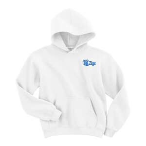 Custom Promotional Gildan Youth 7.75 oz 50/50 Hooded Pullover - White/Neutral