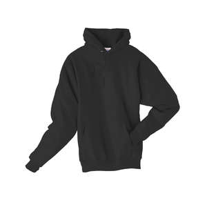 Hanes 7.8 oz 50/50 Comfort Blend Fleece Pullover Hood - Dark/Color Black