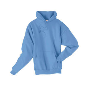 Hanes 7.8 oz 50/50 Comfort Blend Fleece Pullover Hood - Dark/Color Blue, Carolina