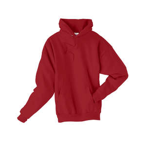 Hanes 7.8 oz 50/50 Comfort Blend Fleece Pullover Hood - Dark/Color Red, Deep
