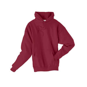 Hanes 7.8 oz 50/50 Comfort Blend Fleece Pullover Hood - Dark/Color Red, Cardinal