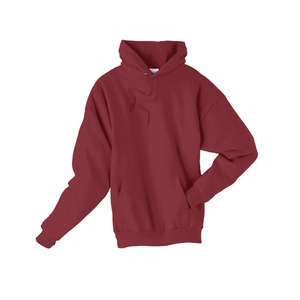 Hanes 7.8 oz 50/50 Comfort Blend Fleece Pullover Hood - Dark/Color Maroon