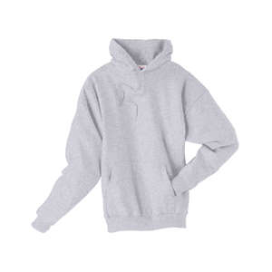 Hanes 7.8 oz 50/50 Comfort Blend Fleece Pullover Hood - Light/Heather Gray, Ash