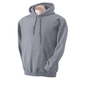Gildan 9.3 oz 50/50 Ultra Blend Hooded Pullover - Light/Heather Gray, Sport