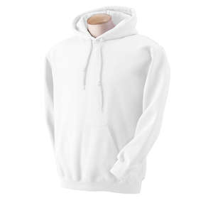 Gildan 9.3 oz 50/50 Ultra Blend Hooded Pullover - White/Neutral White