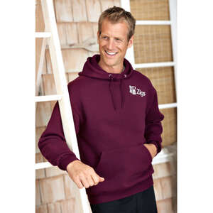 Custom Promotional Jerzees 9 oz 50/50 Super Sweats Nublend Hooded Pullover - Dark/Color